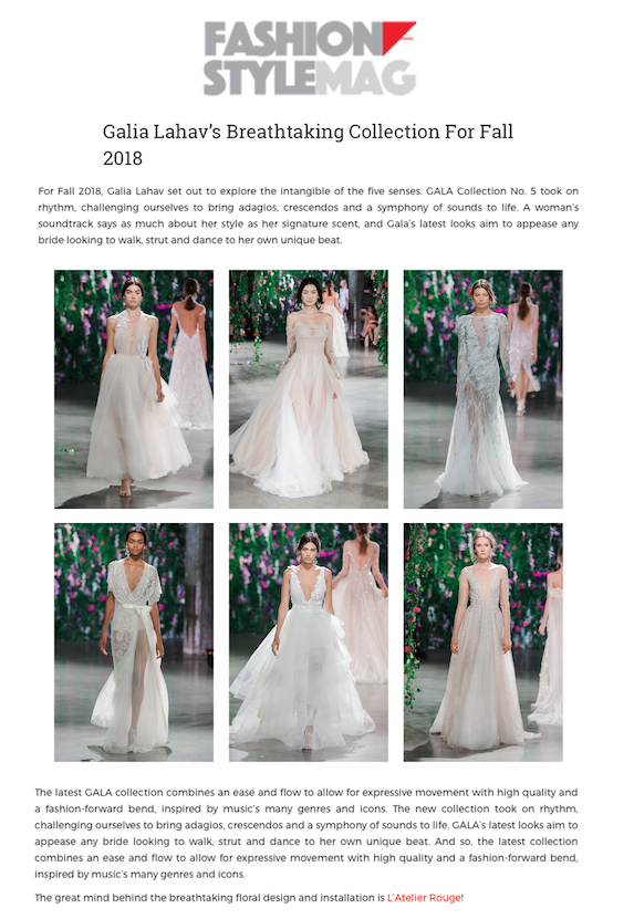 Galia Lahav October 2017